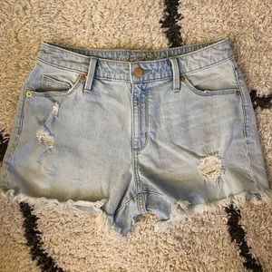 Light Wash Denim Shorts